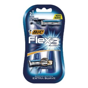 BIC MAQUINA P/AFEITAR FLEX 3  EXTRA SUAVE X 1 UNI