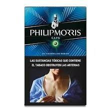 Cigarrillos Phillip Morris mentolado por 20 unidades